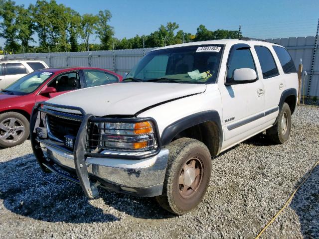 1GKEK13Z43J199153 - 2003 GMC YUKON WHITE photo 2