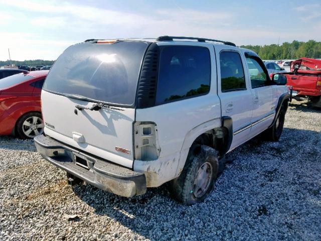 1GKEK13Z43J199153 - 2003 GMC YUKON WHITE photo 4