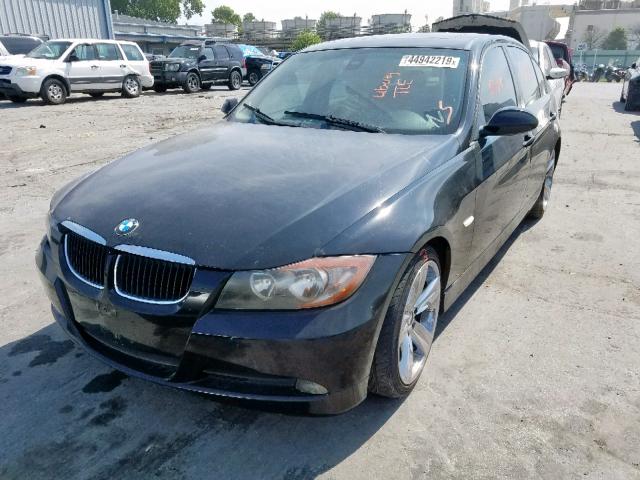 WBAVA37537NL16489 - 2007 BMW 328 I BLACK photo 2