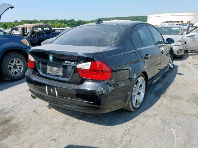 WBAVA37537NL16489 - 2007 BMW 328 I BLACK photo 4