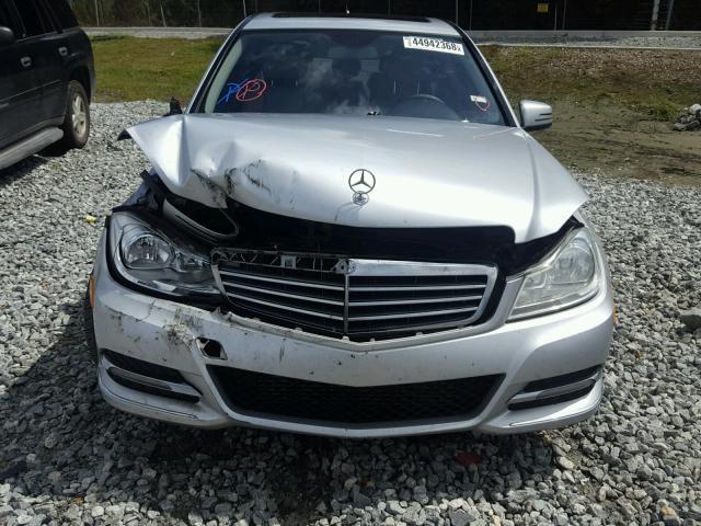 WDDGF4HB6CR194260 - 2012 MERCEDES-BENZ C 250 SILVER photo 9