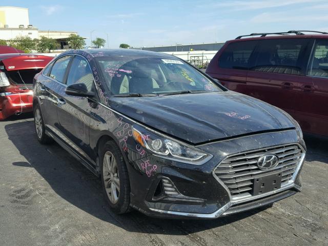 5NPE34AF4JH660490 - 2018 HYUNDAI SONATA SPO BLACK photo 1