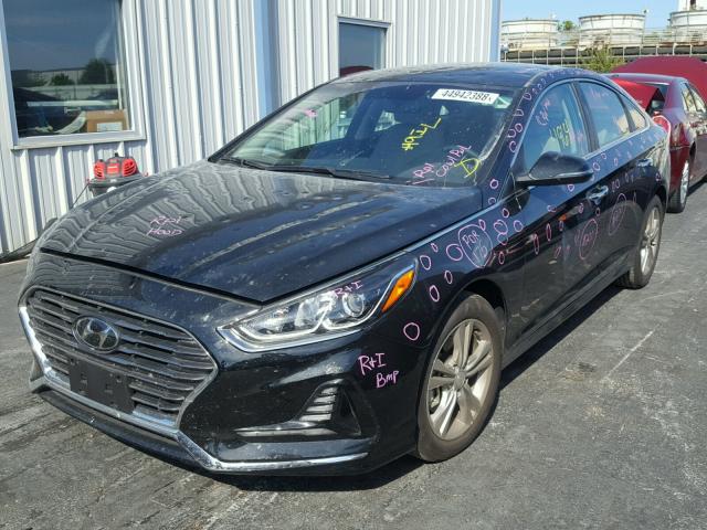 5NPE34AF4JH660490 - 2018 HYUNDAI SONATA SPO BLACK photo 2