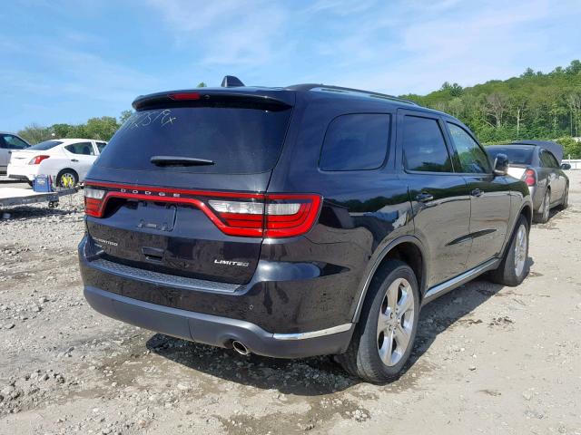 1C4RDJDG9FC947389 - 2015 DODGE DURANGO LI BLACK photo 4