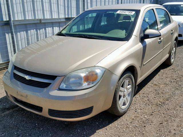 1G1AL55F177168844 - 2007 CHEVROLET COBALT LT TAN photo 2