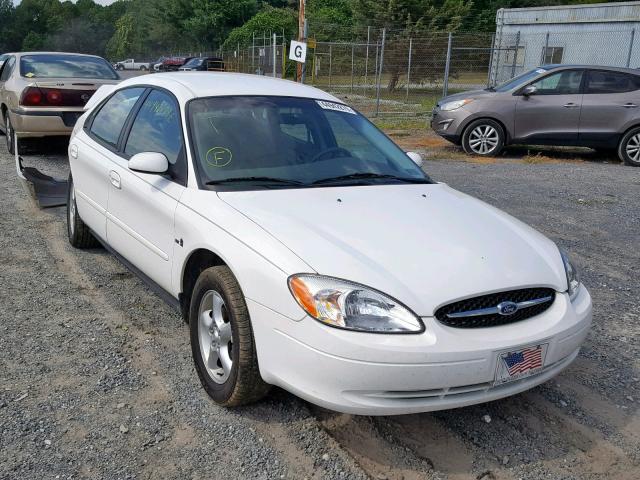 1FAFP5520YA153826 - 2000 FORD TAURUS SES WHITE photo 1