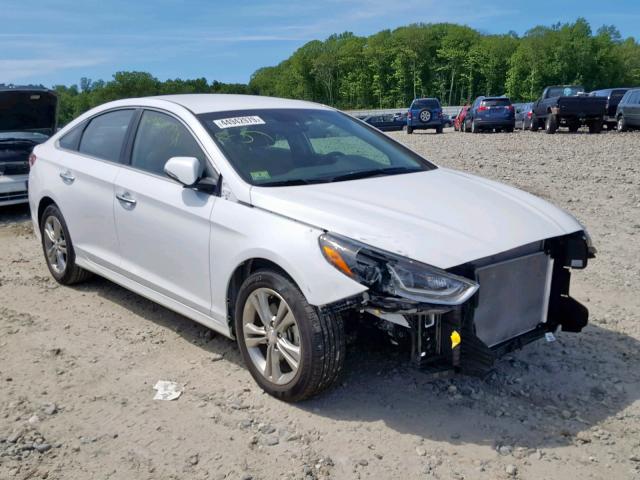 5NPE34AF0JH601596 - 2018 HYUNDAI SONATA SPO WHITE photo 1