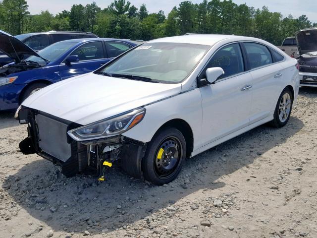 5NPE34AF0JH601596 - 2018 HYUNDAI SONATA SPO WHITE photo 2