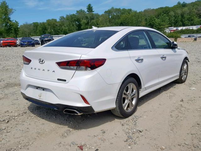 5NPE34AF0JH601596 - 2018 HYUNDAI SONATA SPO WHITE photo 4