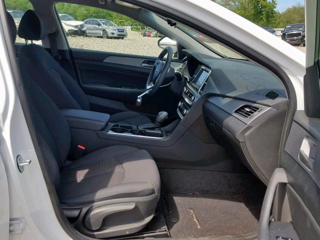 5NPE34AF0JH601596 - 2018 HYUNDAI SONATA SPO WHITE photo 5