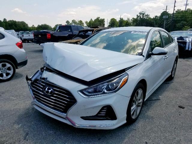 5NPE34AF7JH678496 - 2018 HYUNDAI SONATA SPO WHITE photo 2