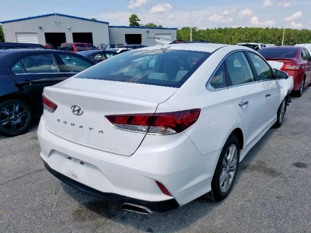 5NPE34AF7JH678496 - 2018 HYUNDAI SONATA SPO WHITE photo 4