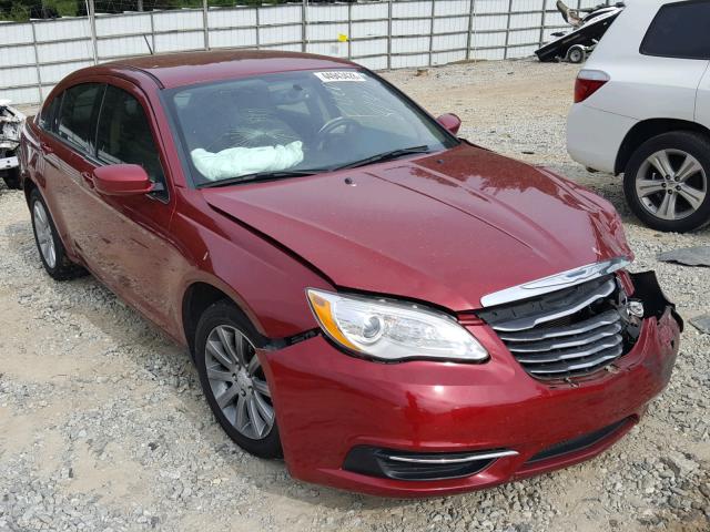 1C3CCBBB7EN186164 - 2014 CHRYSLER 200 TOURIN RED photo 1