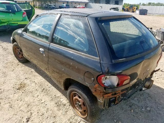 2C1MR2262T6788373 - 1996 GEO METRO BASE BLACK photo 3