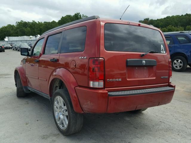 1D4PU4GK2AW175031 - 2010 DODGE NITRO HEAT RED photo 3