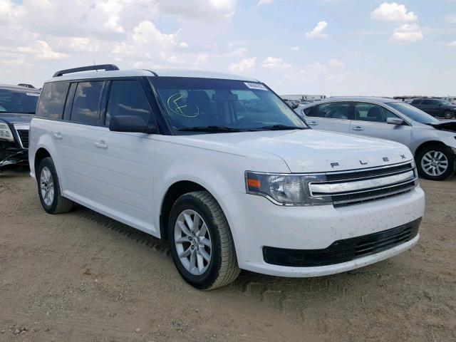 2FMGK5B8XGBA11536 - 2016 FORD FLEX SE WHITE photo 1