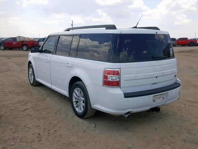 2FMGK5B8XGBA11536 - 2016 FORD FLEX SE WHITE photo 3