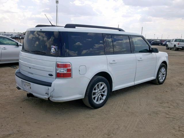 2FMGK5B8XGBA11536 - 2016 FORD FLEX SE WHITE photo 4