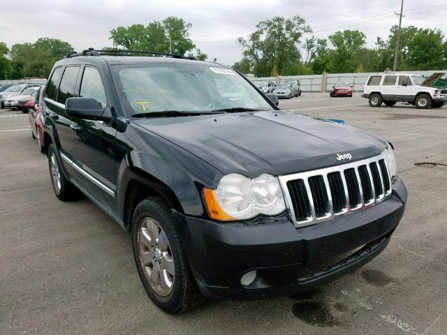 1J8HR58N78C126882 - 2008 JEEP GRAND CHER BLACK photo 1