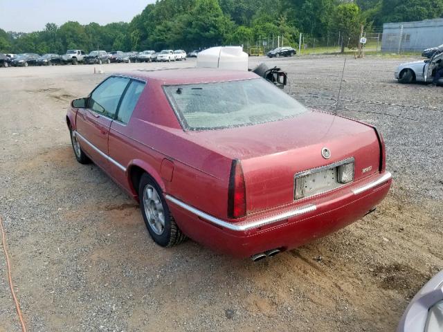 1G6EL12Y81B107201 - 2001 CADILLAC ELDORADO E RED photo 3