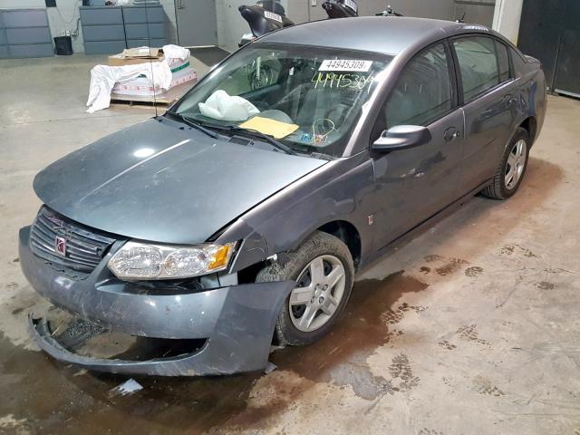 1G8AJ55F87Z198015 - 2007 SATURN ION LEVEL GRAY photo 2