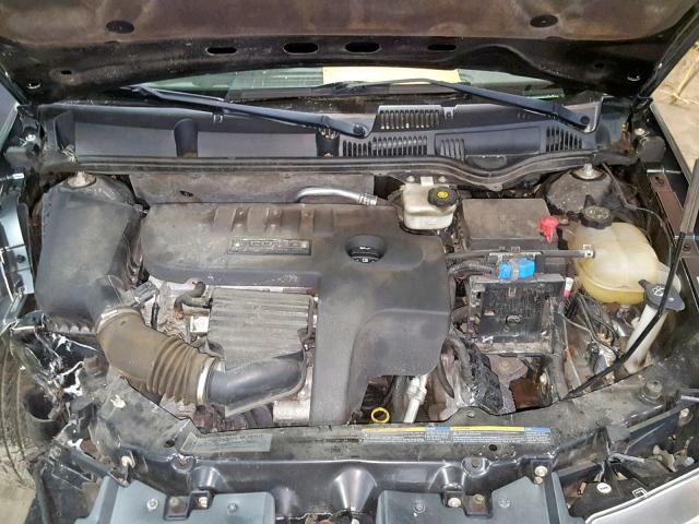 1G8AJ55F87Z198015 - 2007 SATURN ION LEVEL GRAY photo 7