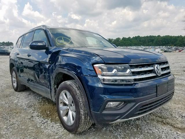 1V2CR2CA4JC589751 - 2018 VOLKSWAGEN ATLAS SE BLUE photo 1