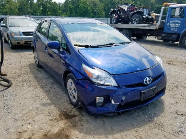 JTDKN3DU3A0123298 - 2010 TOYOTA PRIUS BLUE photo 1