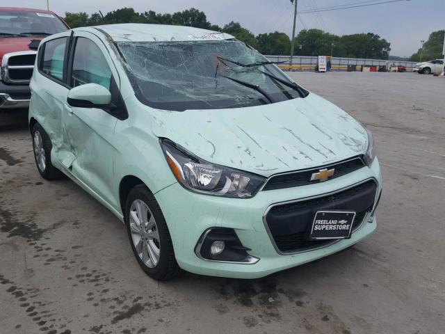 KL8CD6SA0HC766453 - 2017 CHEVROLET SPARK 1LT GREEN photo 1