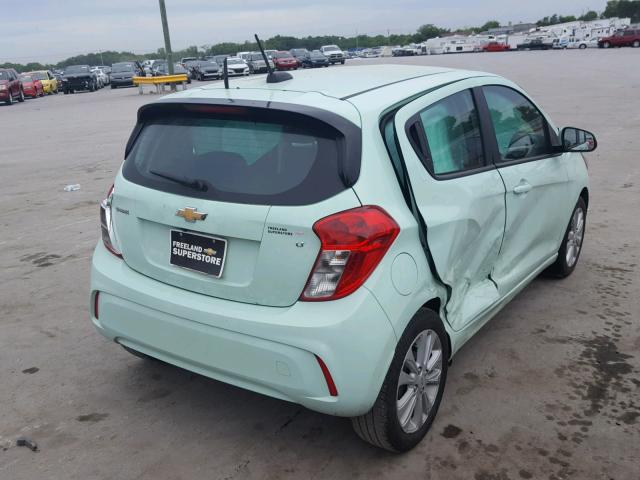 KL8CD6SA0HC766453 - 2017 CHEVROLET SPARK 1LT GREEN photo 4