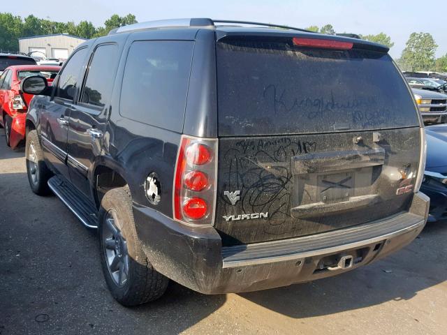 1GKFK63867J142905 - 2007 GMC YUKON DENA BLACK photo 3