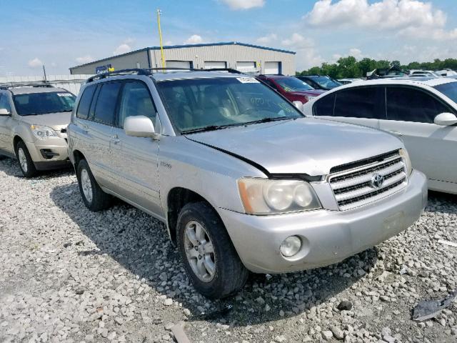 JTEHF21A410004828 - 2001 TOYOTA HIGHLANDER SILVER photo 1