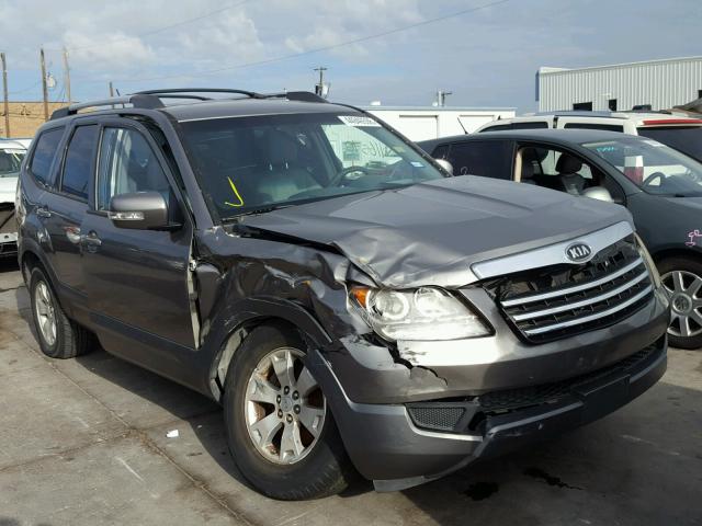 KNDJJ741895015858 - 2009 KIA BORREGO LX GRAY photo 1