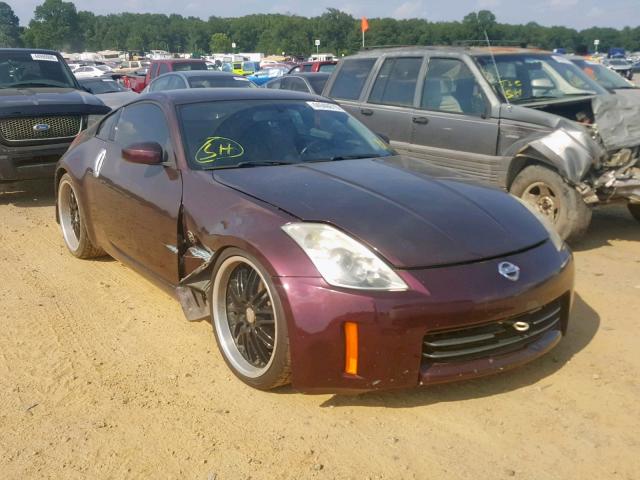 JN1AZ34E06M352596 - 2006 NISSAN 350Z COUPE MAROON photo 1