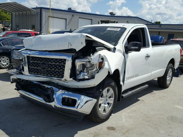 1N6AA1R85JN508806 - 2018 NISSAN TITAN S WHITE photo 2