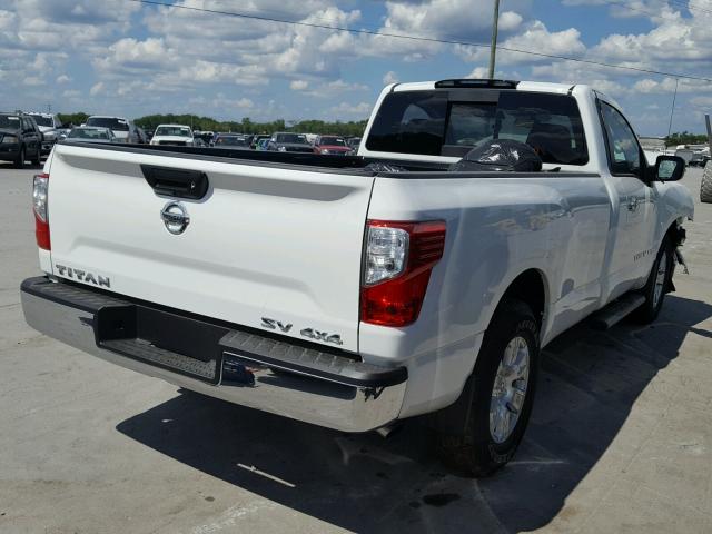 1N6AA1R85JN508806 - 2018 NISSAN TITAN S WHITE photo 4