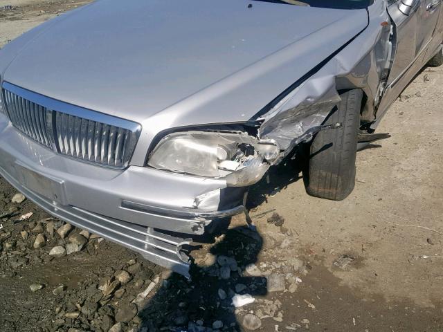 KMHFU45E25A386895 - 2005 HYUNDAI XG 350 SILVER photo 9