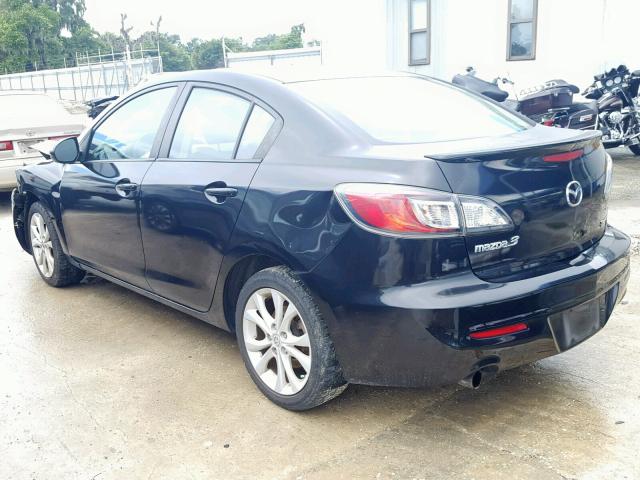 JM1BL1U50B1458467 - 2011 MAZDA 3 S BLACK photo 3