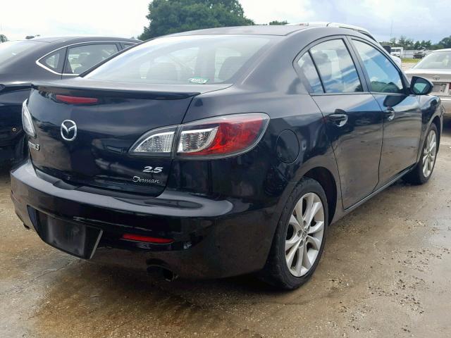 JM1BL1U50B1458467 - 2011 MAZDA 3 S BLACK photo 4