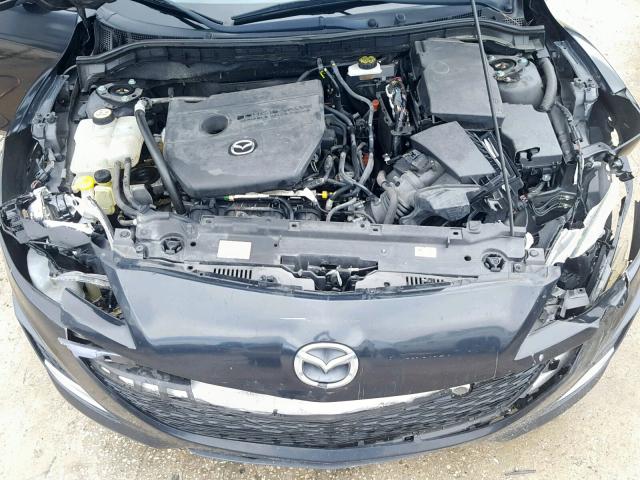 JM1BL1U50B1458467 - 2011 MAZDA 3 S BLACK photo 7