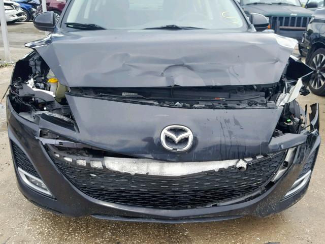 JM1BL1U50B1458467 - 2011 MAZDA 3 S BLACK photo 9