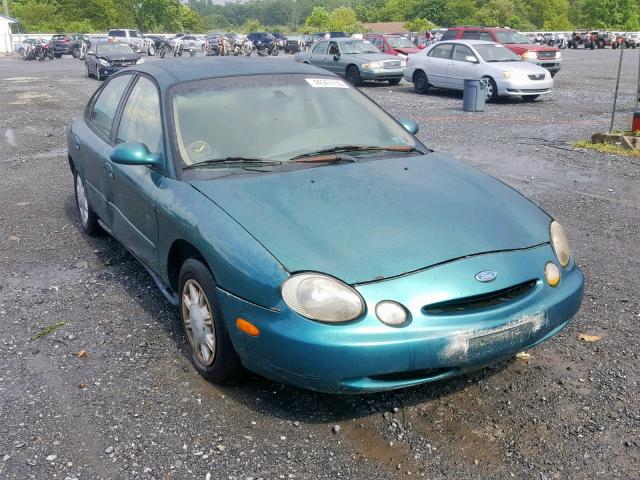 1FALP52U8VG107243 - 1997 FORD TAURUS GL GREEN photo 1