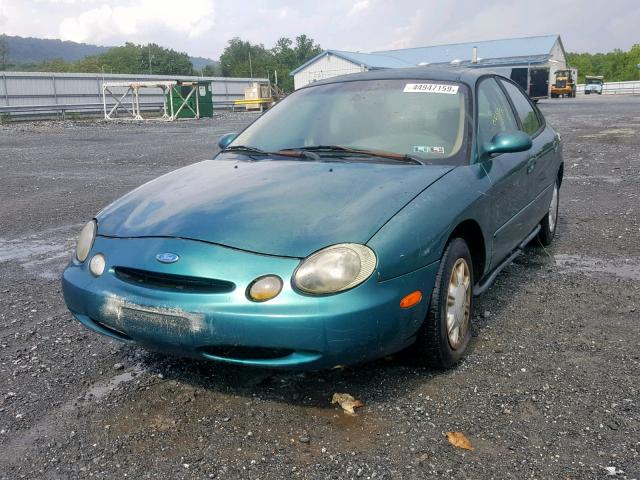 1FALP52U8VG107243 - 1997 FORD TAURUS GL GREEN photo 2