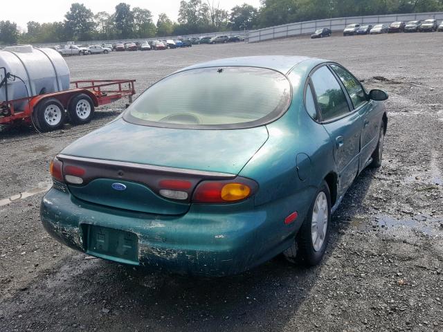 1FALP52U8VG107243 - 1997 FORD TAURUS GL GREEN photo 4