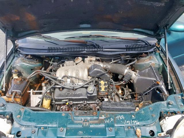 1FALP52U8VG107243 - 1997 FORD TAURUS GL GREEN photo 7