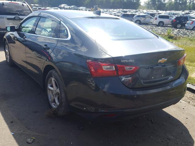 1G1ZB5ST7HF196252 - 2017 CHEVROLET MALIBU LS 灰色 照片 3