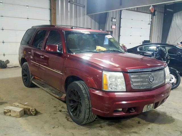 1GYEK63N63R143393 - 2003 CADILLAC ESCALADE L RED photo 1