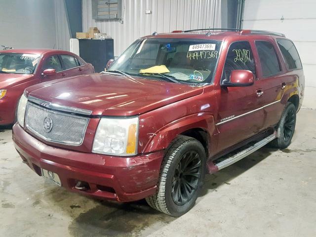 1GYEK63N63R143393 - 2003 CADILLAC ESCALADE L RED photo 2