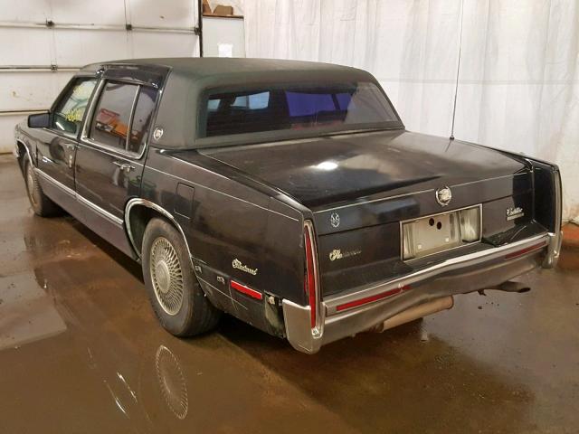 1G6CB5331L4302794 - 1990 CADILLAC FLEETWOOD BLACK photo 3