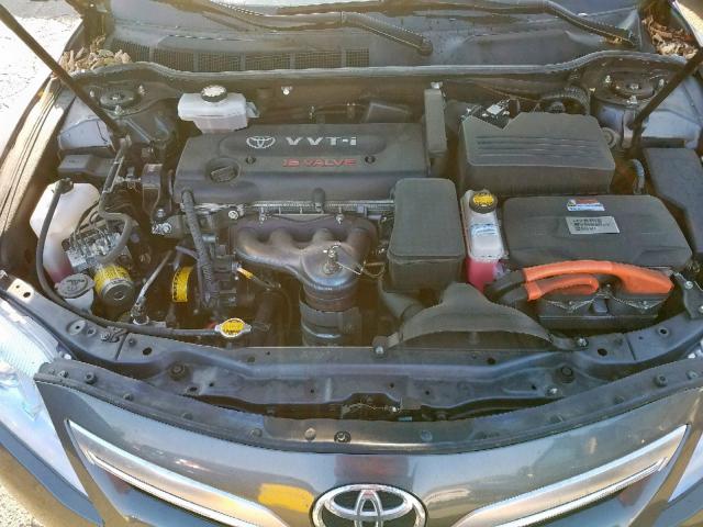 4T1BB3EK8BU139816 - 2011 TOYOTA CAMRY HYBR GRAY photo 7